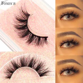 VenusFox eye Makeup Mink Lashes False Eyelashes 3D Volume Natural long Fluffy Reusable Soft Full Eyelash Extension Eye Mink Eyelashes
