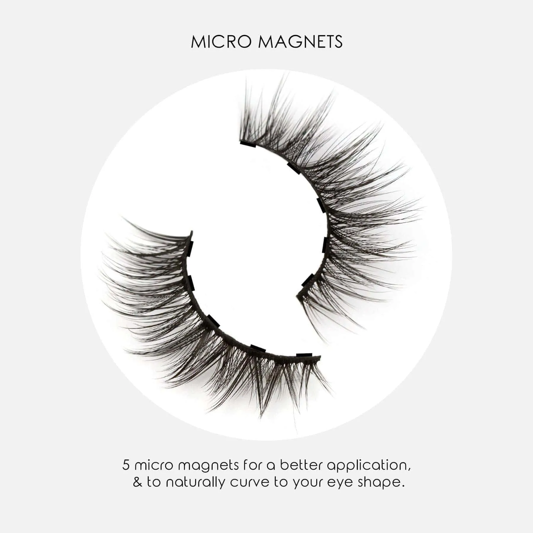 Winner Best Magnomatic Magnetic Eyeliner   5D Lashes  -  Natural Audrey