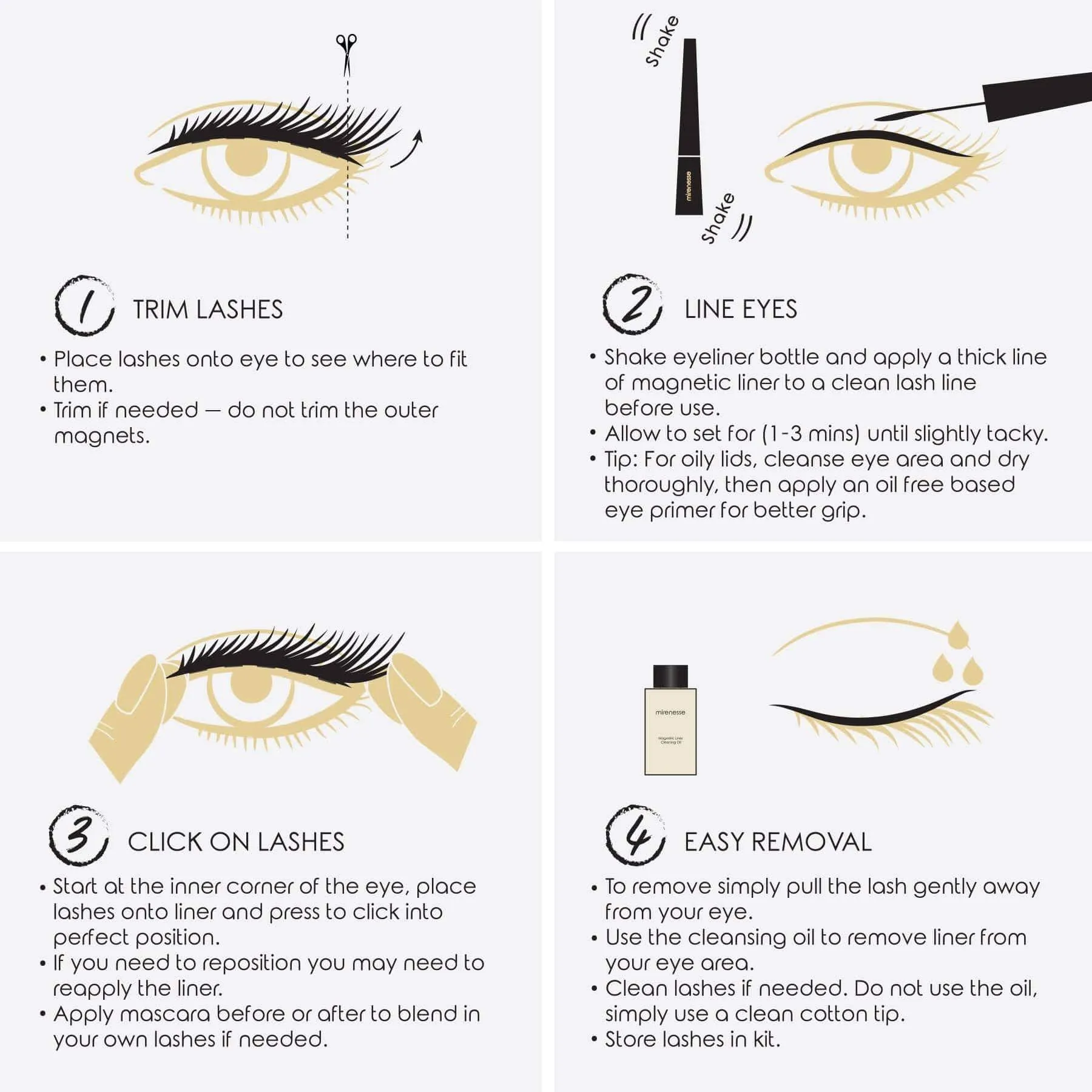 Winner Best Magnomatic Magnetic Eyeliner   5D Lashes  -  Natural Audrey