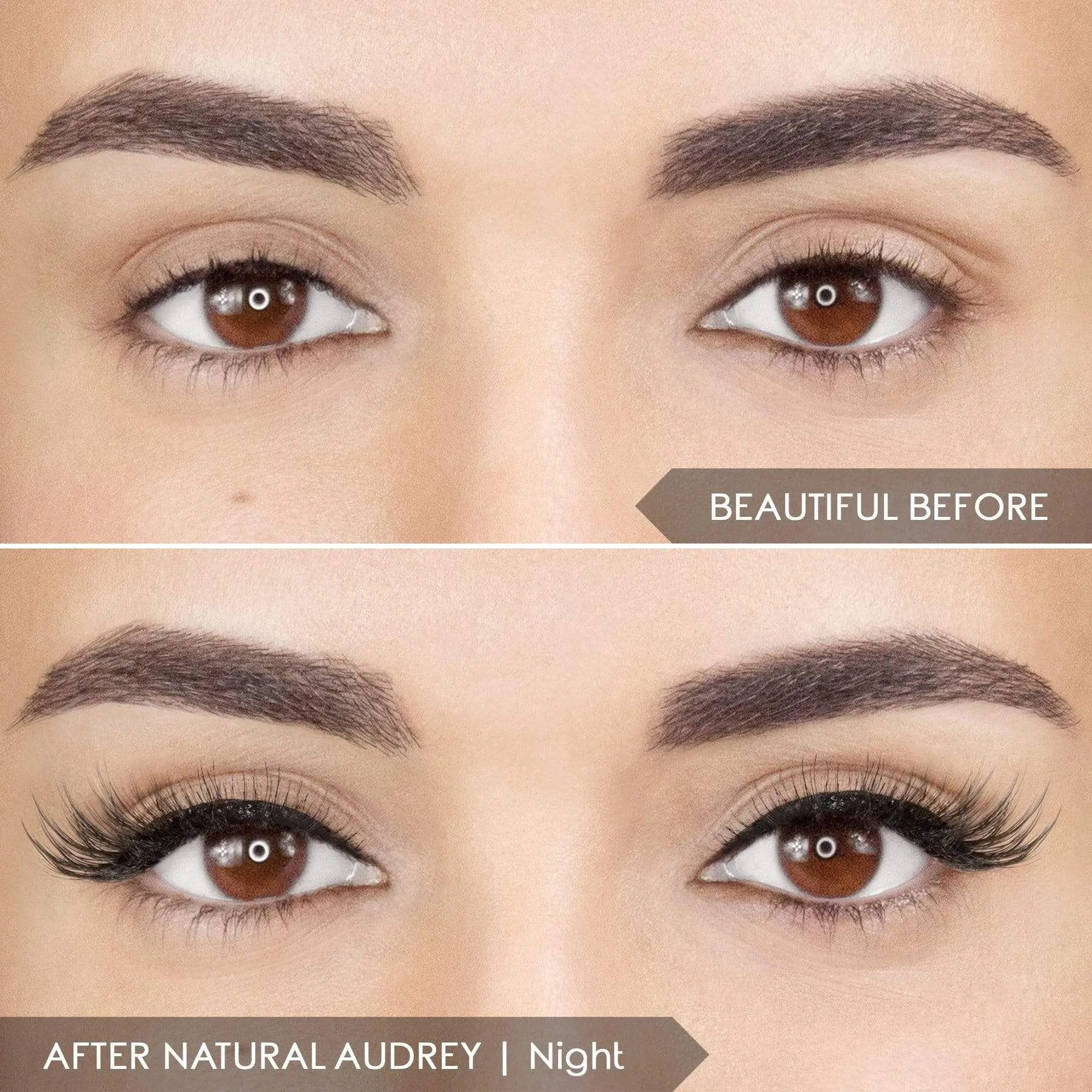 Winner Best Magnomatic Magnetic Eyeliner   5D Lashes  -  Natural Audrey